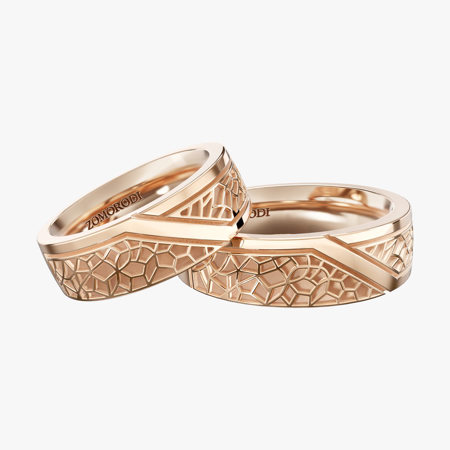 Sitka Gold Matching Wedding Rings